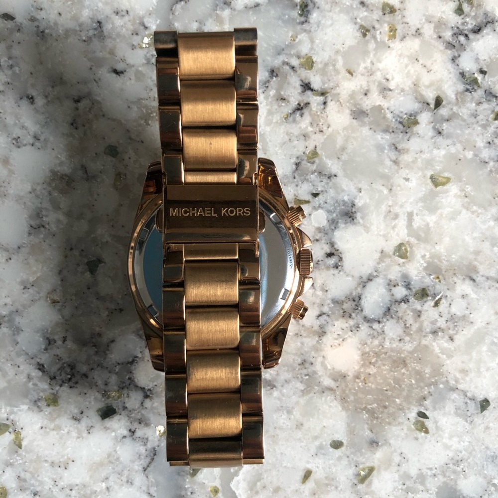 Michael Kors Ritz Rose Gold Tone Watch - Picture 4 of 5